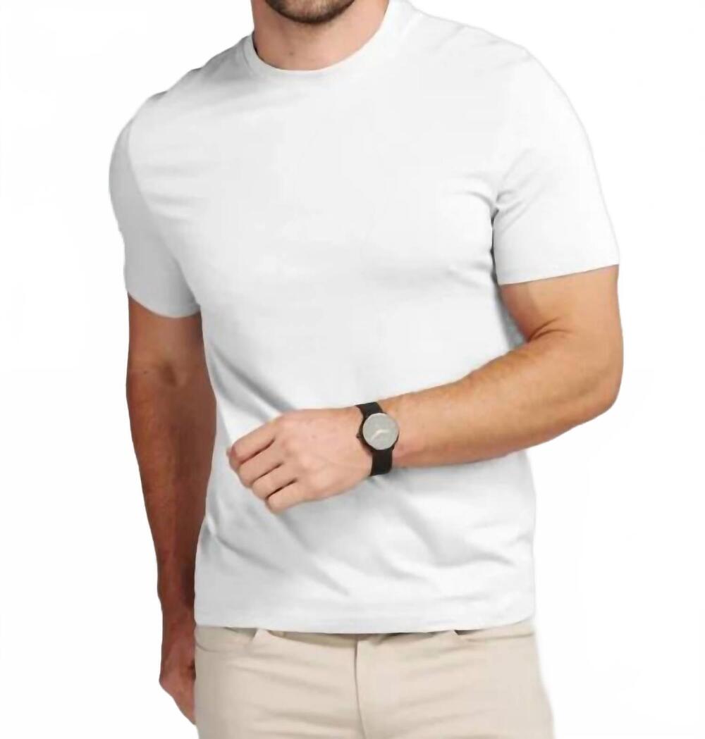 NEW TASC pimaluxe t-shirt in white